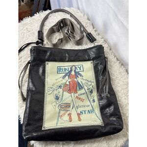 BRIGHTON RARE PARIS RUNWAY GLAMOUR CELEBRITY CHIC FASHIONISTA CROSSBODY HANDBAG